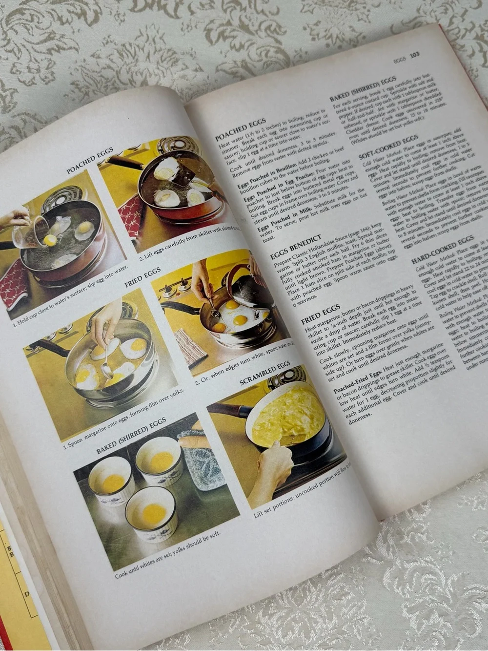 Vintage Betty Crocker Red Hardcover Cookbook , 1982, Classic